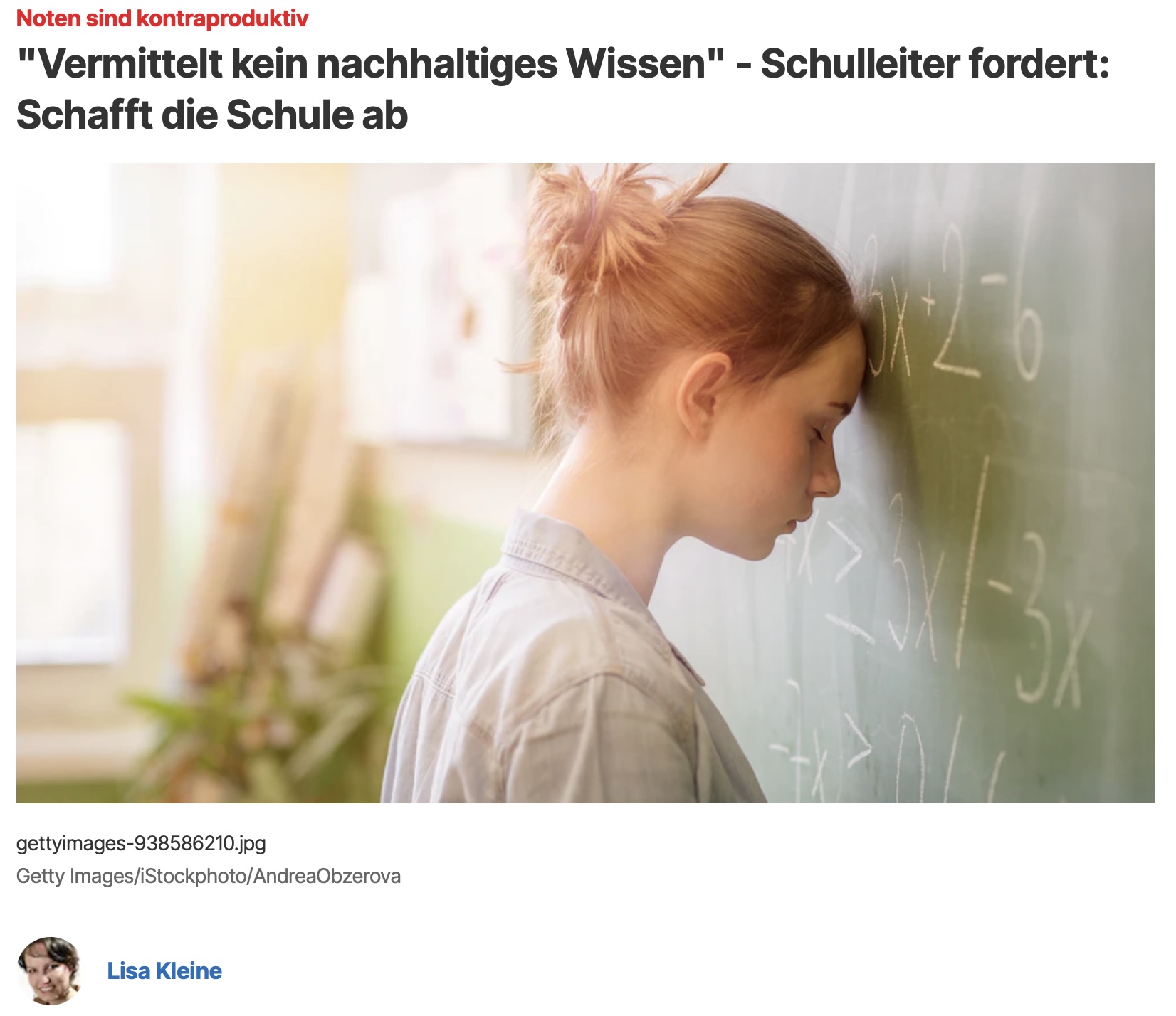 Vermittelt keine Wissen